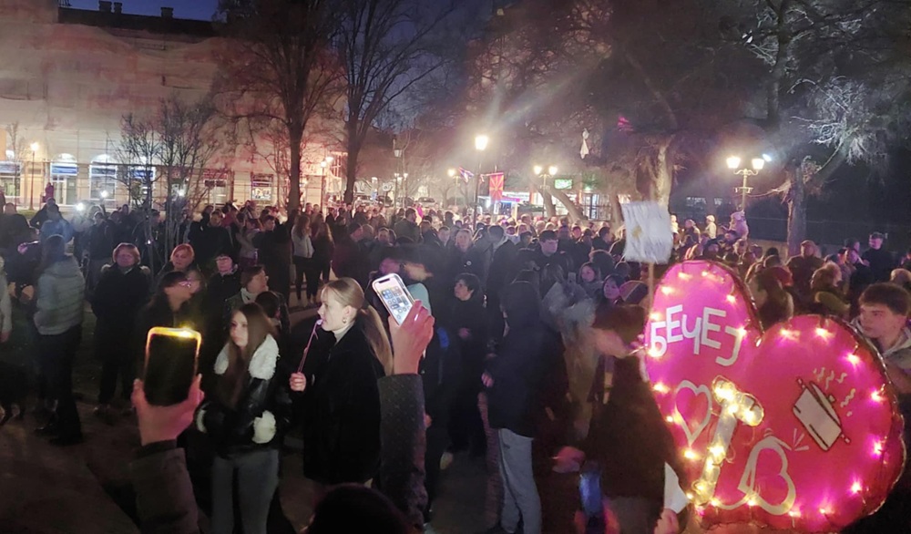 BecejProtestnaSetnja19Mart2025