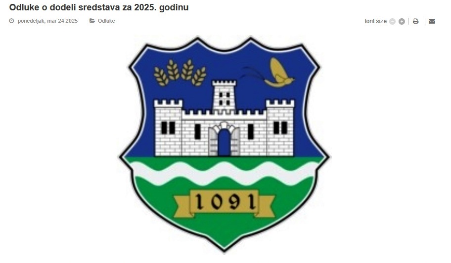 OdlukaSredstvaSport