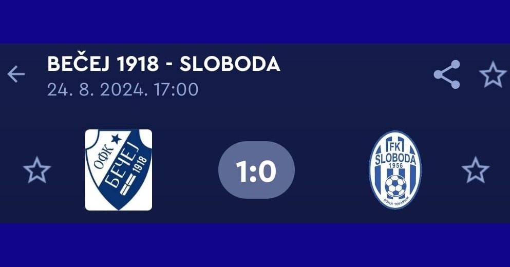 RezultatBCSloboda 1