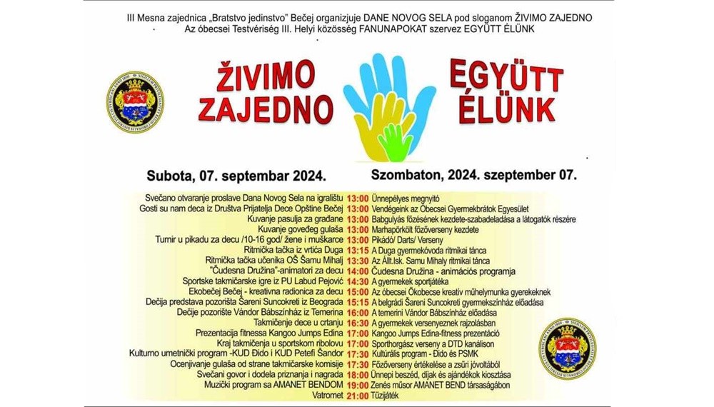 ZivimoZajednoBecejNovoSelo