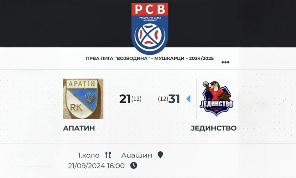 JedinstvoApatin